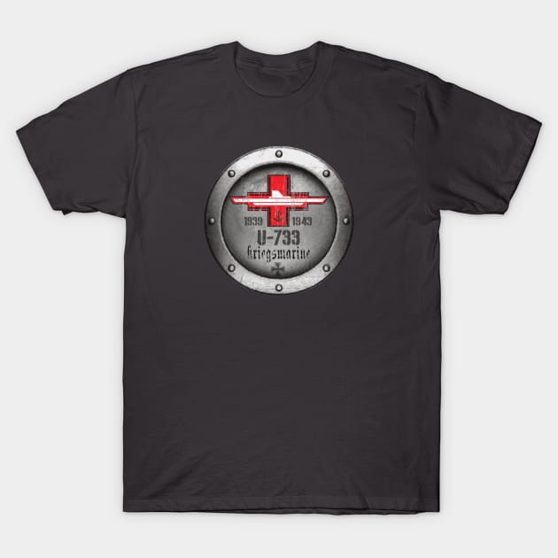 Vintage U-boat logo design T-Shirt by silvercloud